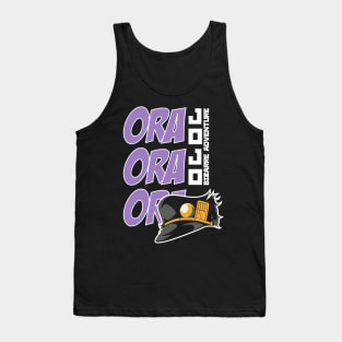 ORA ORA ORA JJBA Anime Fanart Tank Top